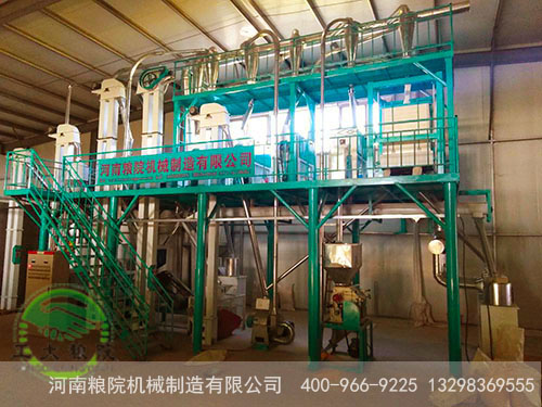 玉米加工机械生产线图片